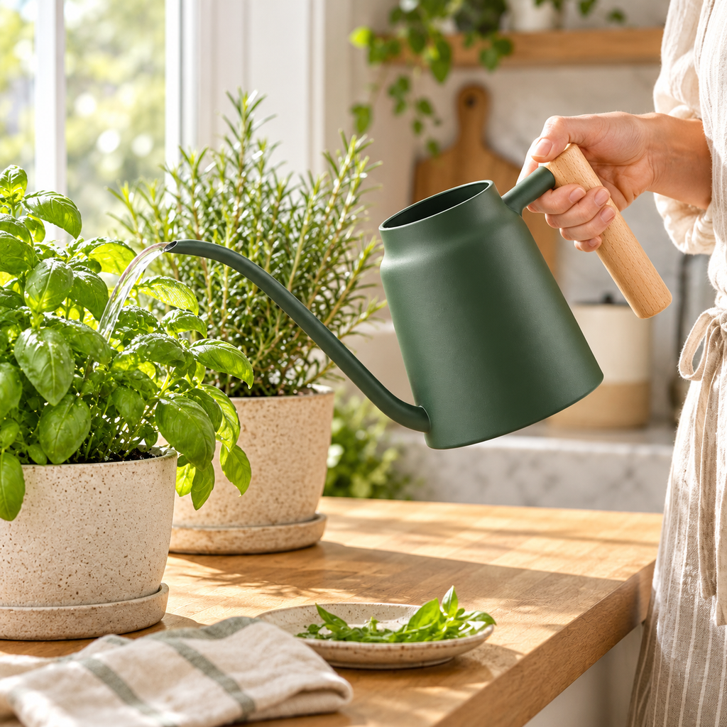 wsffhkl™ Long-Spout Watering Can — lifestyle view 2