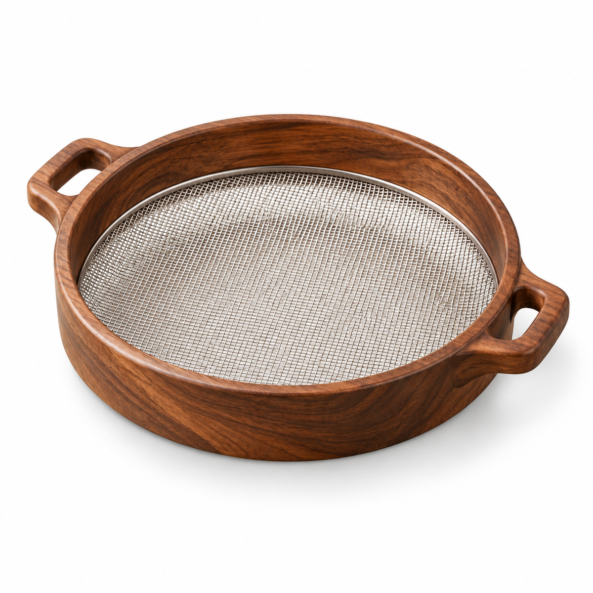 wsffhkl™ Round Potting Soil Sieve — white background