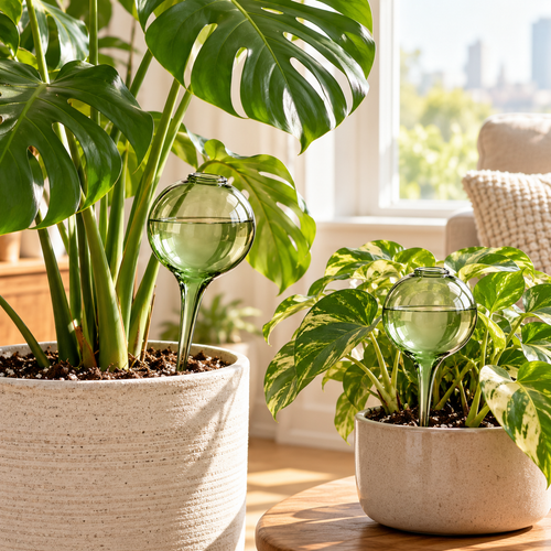 wsffhkl™ Glass Watering Globes — lifestyle view 1