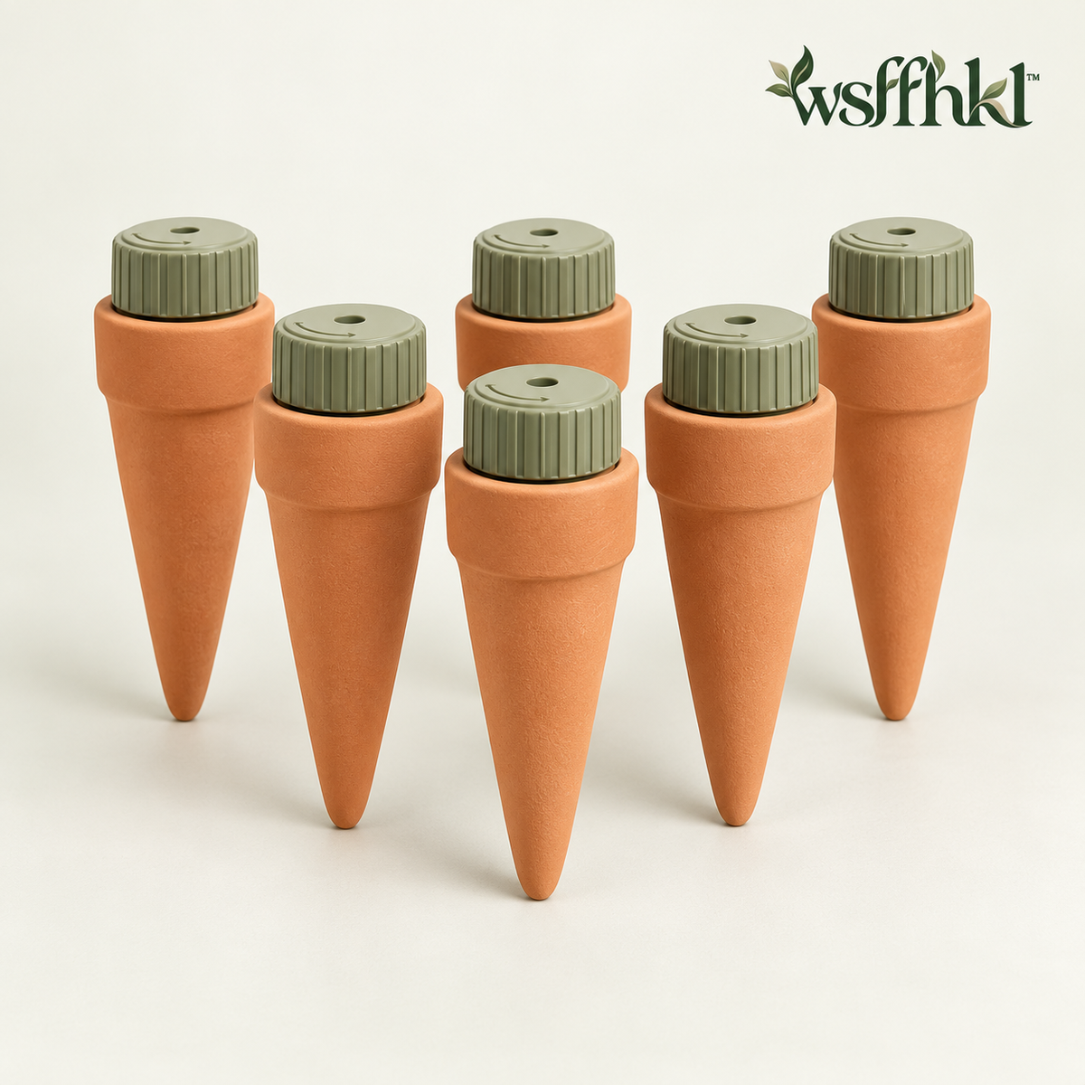 wsffhkl™ Terracotta Watering Spikes — main view