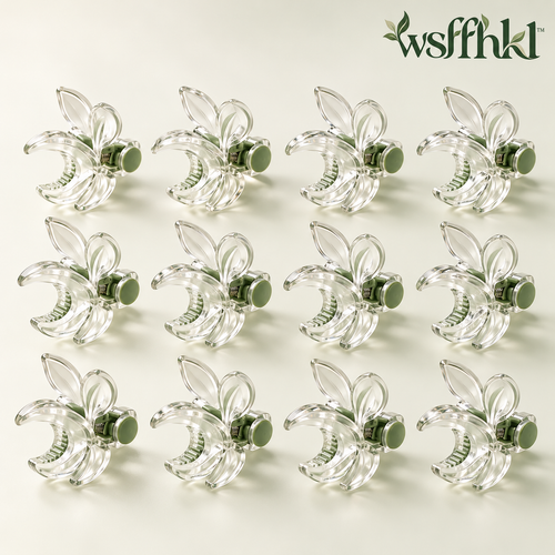 wsffhkl™ Clear Orchid Support Clips — main view