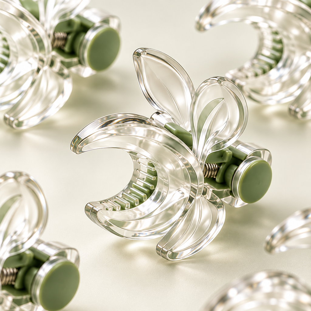 wsffhkl™ Clear Orchid Support Clips — detail view