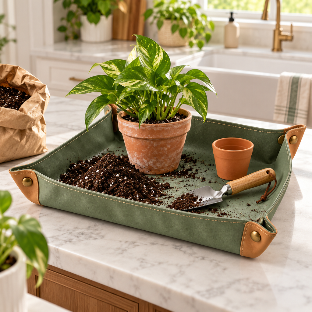 wsffhkl™ Foldable Repotting Mat — lifestyle view 1